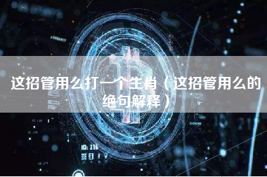 这招管用么打一个生肖（这招管用么的绝句解释）